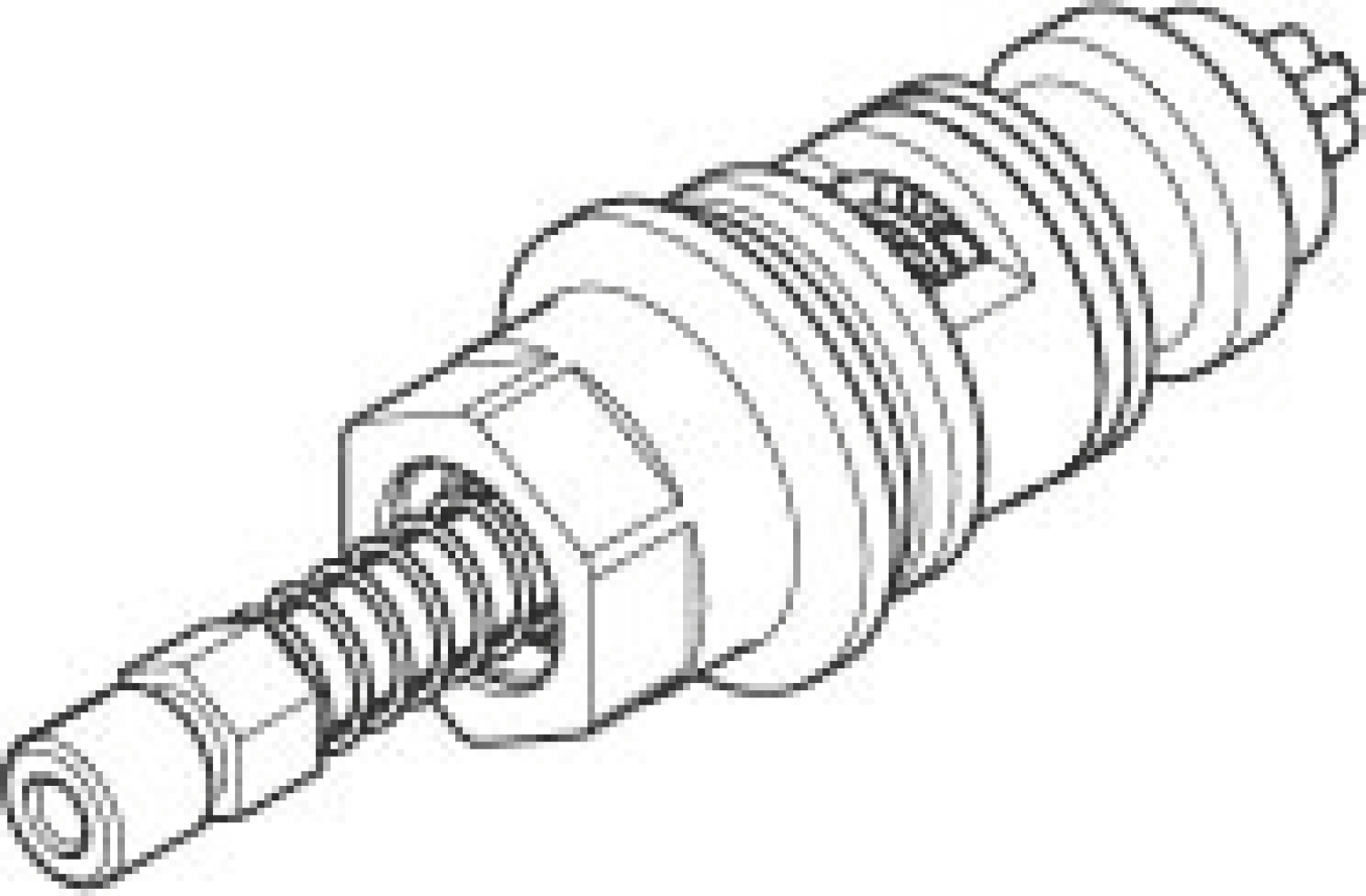 DO Umstellung für Pressure Balance Valve ERSATZTEILE 90170304200 D 25 x 86 mm