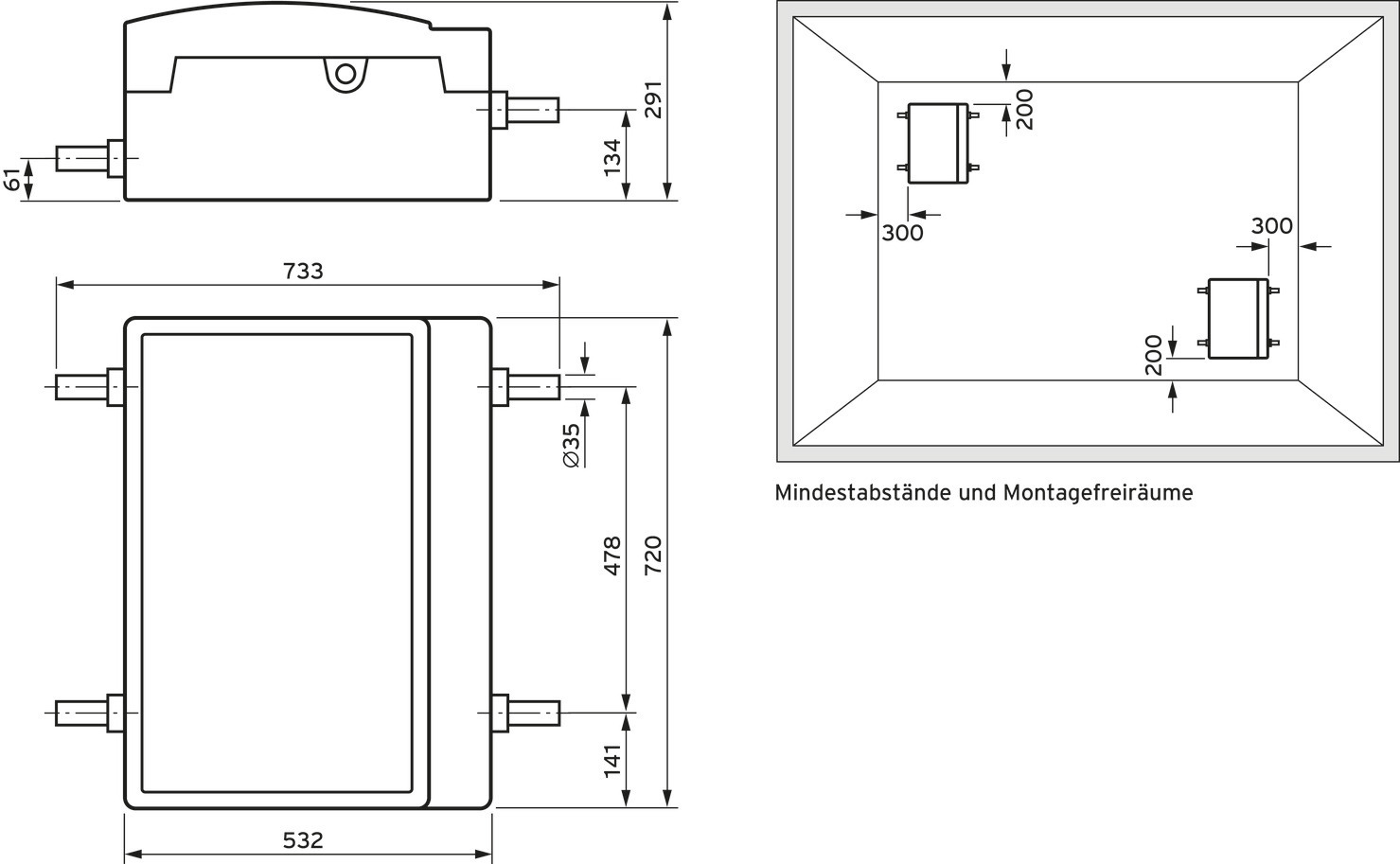 Vaillant Heizungswärmepumpe flexoCOMPACT exclusive VWF 118/4 mit fluoCOLLECT