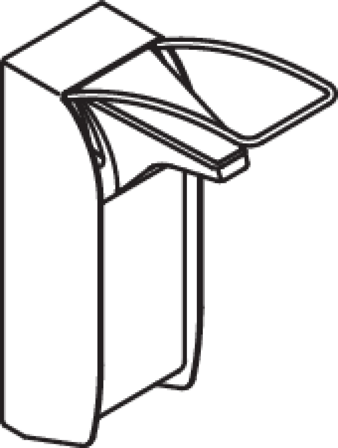 HEWI Desinfektionsmittel-/Seifenspender, Ser 805, Edelstahl, 500 ml signalweiß