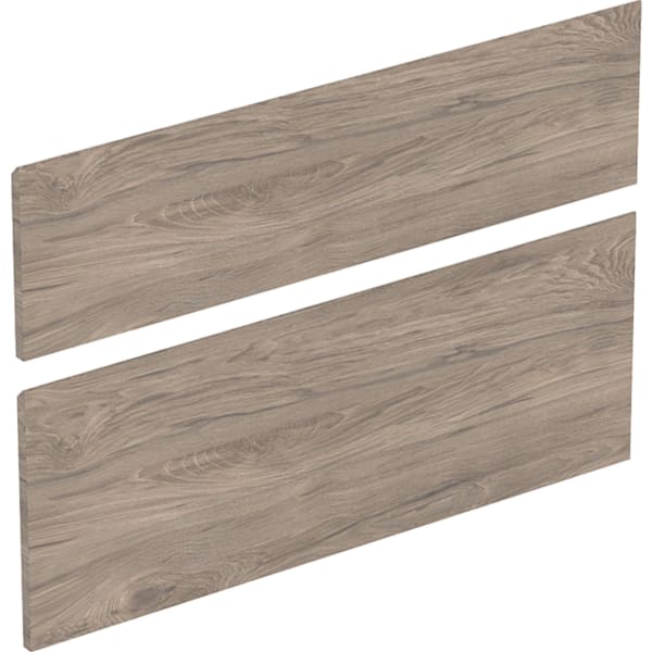 Geberit Set Schubladenfront für Unterschrank B:90cm, Nussbaum hickory