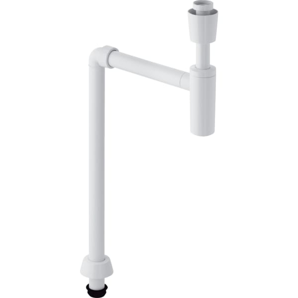 Geberit Tauchrohrgeruchsverschluss für WB Abgang vertikal, d40 G1 1/4, weiß-alpin