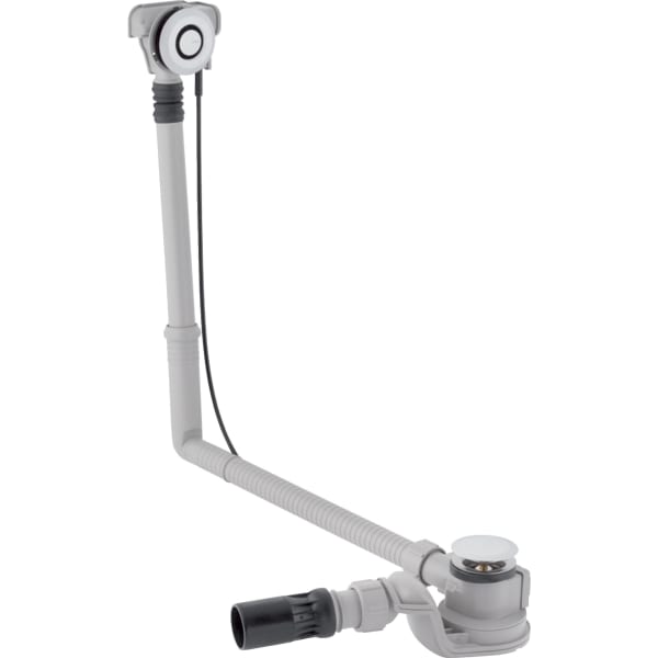 Geberit BW-Ablauf, mit PushControl d52 L:50cm, mit Fertigbauset, DN40/50, chrg