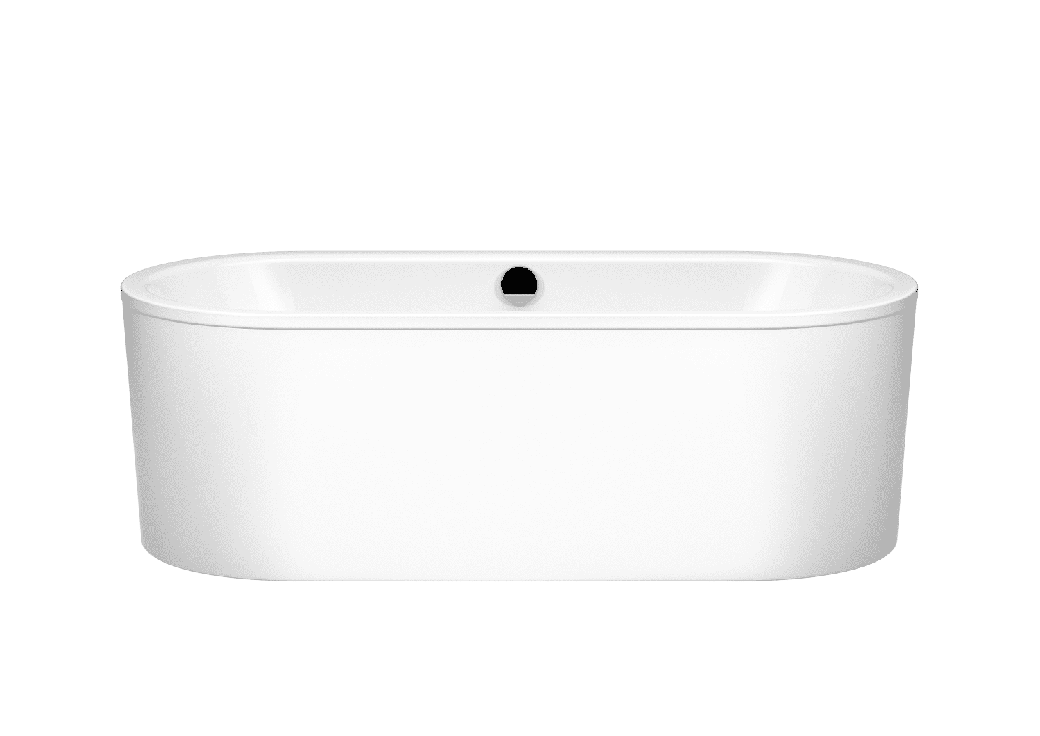 KA BW CLASSIC DUO OVAL freistehend Mod. 111-7,1800x800mm,alpinweiß,VKT alpwe