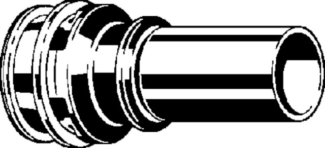 Viega Einsteckstück mit SC Raxinox 4413 in 20x22mm Stahl nichtrostend