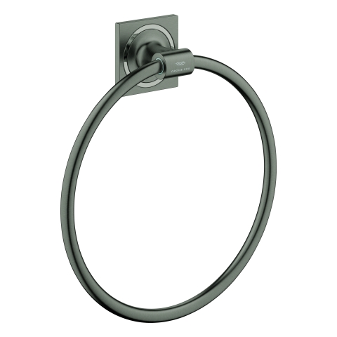 GROHE Handtuchring Allure 40339_1 hard graphite gebürstet