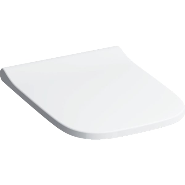 Geberit Smyle WC-Sitz, eckig, schmales Design weiß