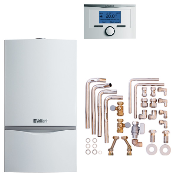 Vaillant Paket 6.226 atmoTEC exclusive VC 104/4-7A E, calorMATIC 350, Zubehör