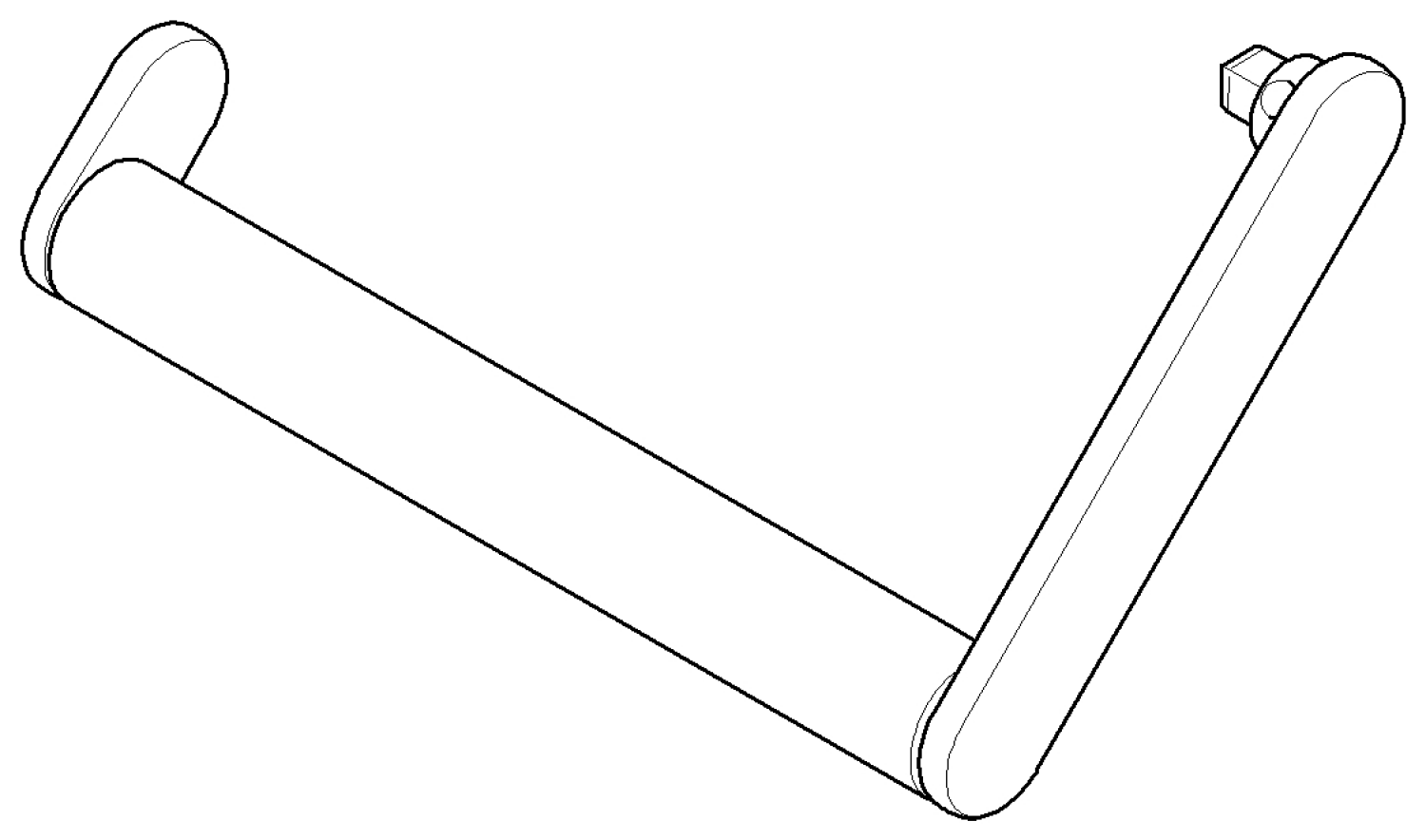 DO Halter ET 90176751600 131 x 73 x 72 mm Platin gebürstet