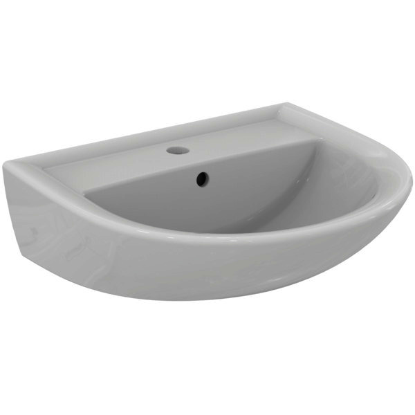 IS Waschtisch Eurovit, 1 Hl., m.Ül., 550x460x160mm, Weiß