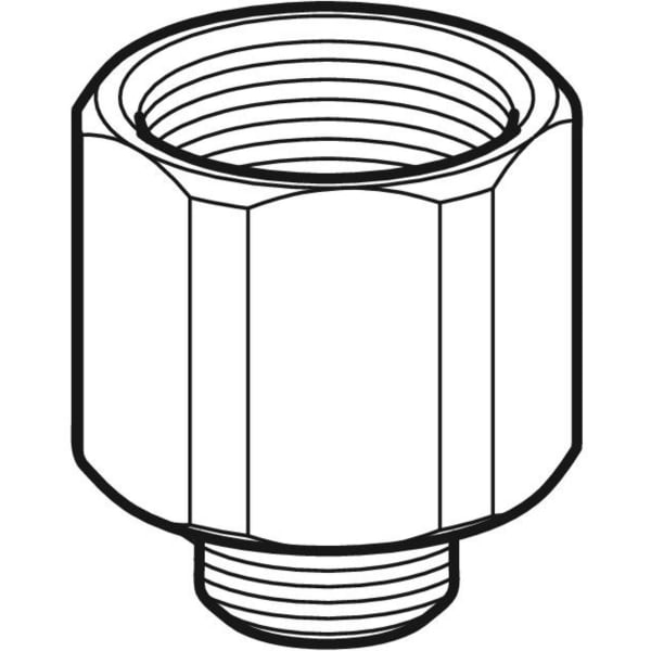 Geberit Adapter G1 1/4 - G2, verzinkt