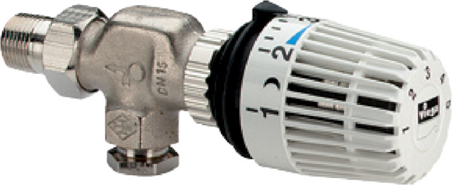 Viega Axialventil 1075.96 in R1/2 x 15mm Rotguss vernickelt