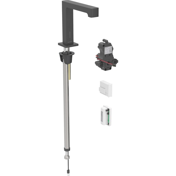 Geberit Brenta WT-Arm., Standmont., Generator für UP-Funkt.Box, m.Misch., schwarz matt