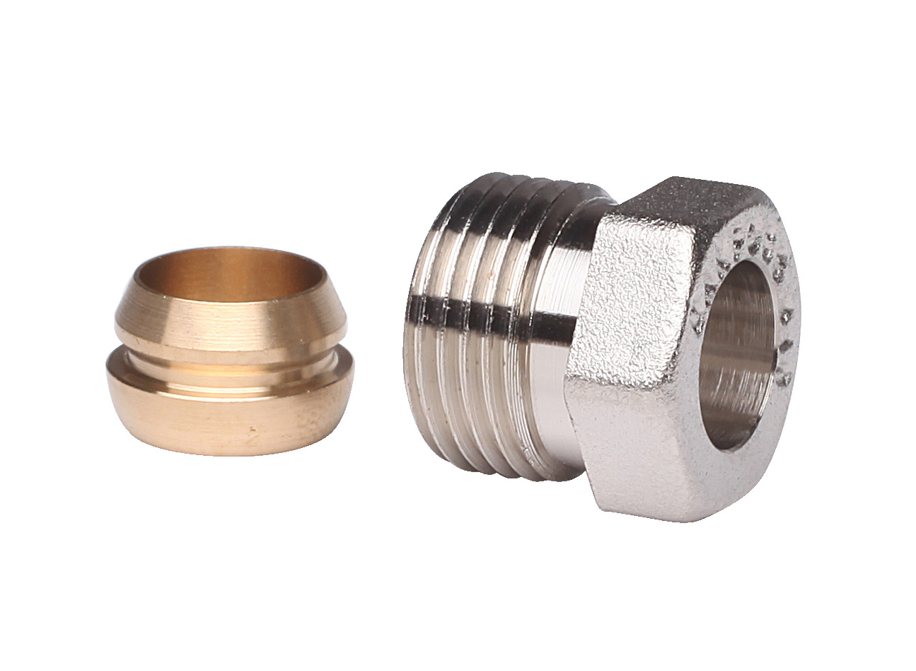 Danfoss Klemmverbinder R 3/8 AG auf 10mm für Stahl- und Kupferrohre