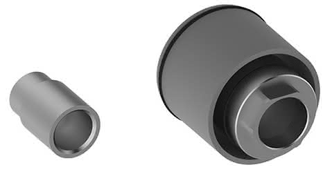 KEUCO Verlängerung Armaturenzubehör 59916, Set, 25 mm für Grundkörper 59916