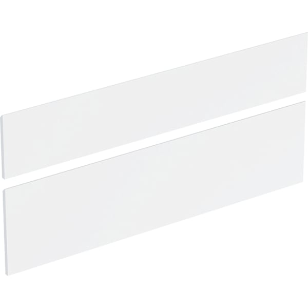 Geberit Set Schubladenfront für Unterschrank B:130cm, weiß glanz