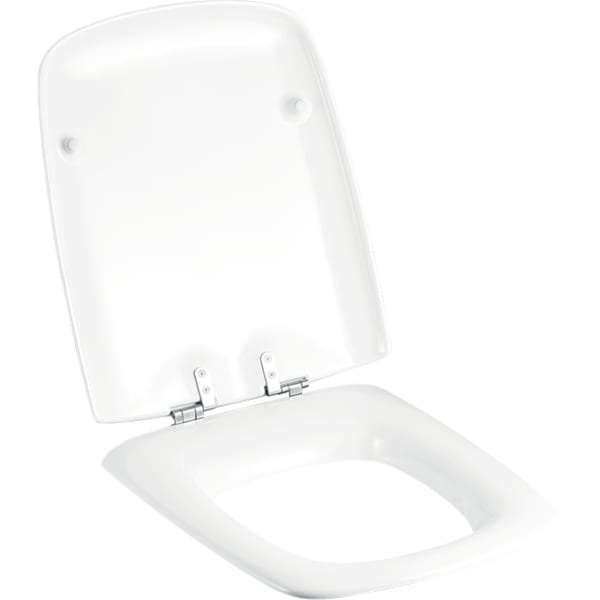 Geberit Cavelle WC-Sitz, weiß Scharniere Edelstahl