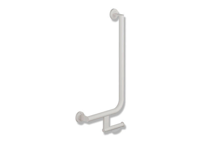 HEWI Winkelgriff, d:32/32, PRH, A1:600, W1:300, li, plvb weiß tiefmatt