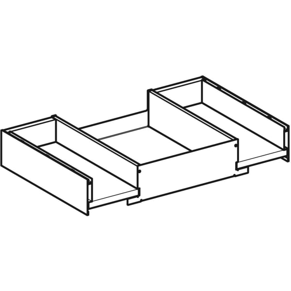 Geberit Obere Schublade für Unterschrank für Waschtisch B:120cm