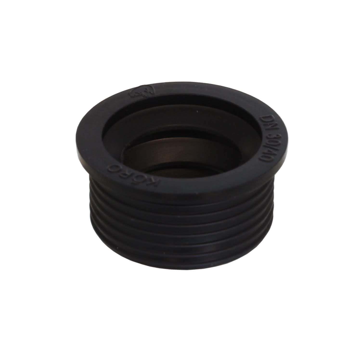 KÖRO Sifonmanschette DN30/60 - 1 1/4" Schwarz TPE, 60 mm