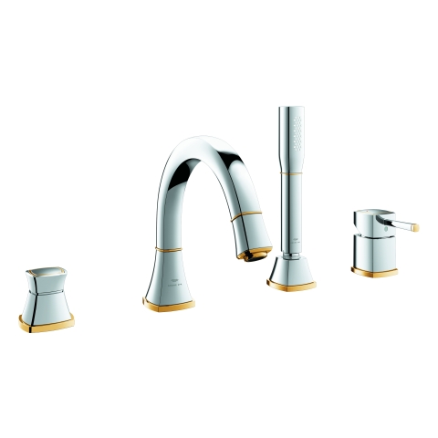 GROHE 4-Loch-Wannen-Kombination Grandera 29418 chrom/gold