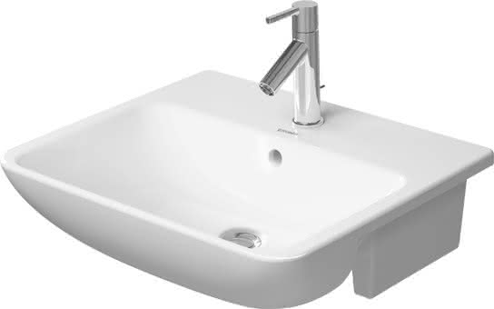 DU Halbeinbau-WT ME by Starck 550 mm mit ÜL, mit HLB, 1 HL, weiß