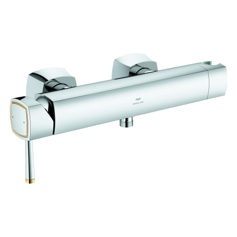 GROHE Einhand-Brausebatterie Grandera 24373 Wandmontage chrom/gold