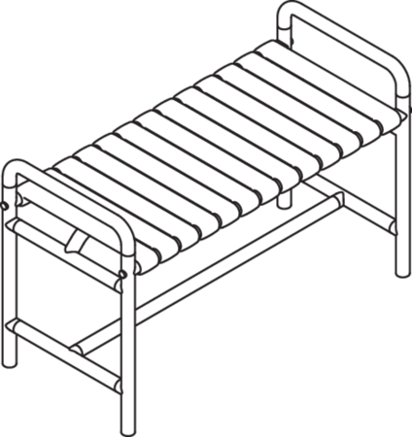 HEWI Duschbank Ser 801, B:960mm, Stützlast 300 kg reinweiß