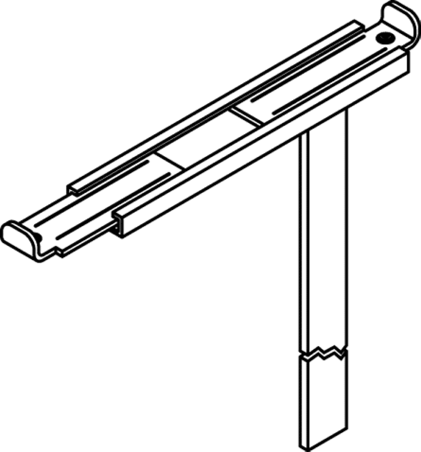 Zehnder Bankträger für Standkonsole STF 713002