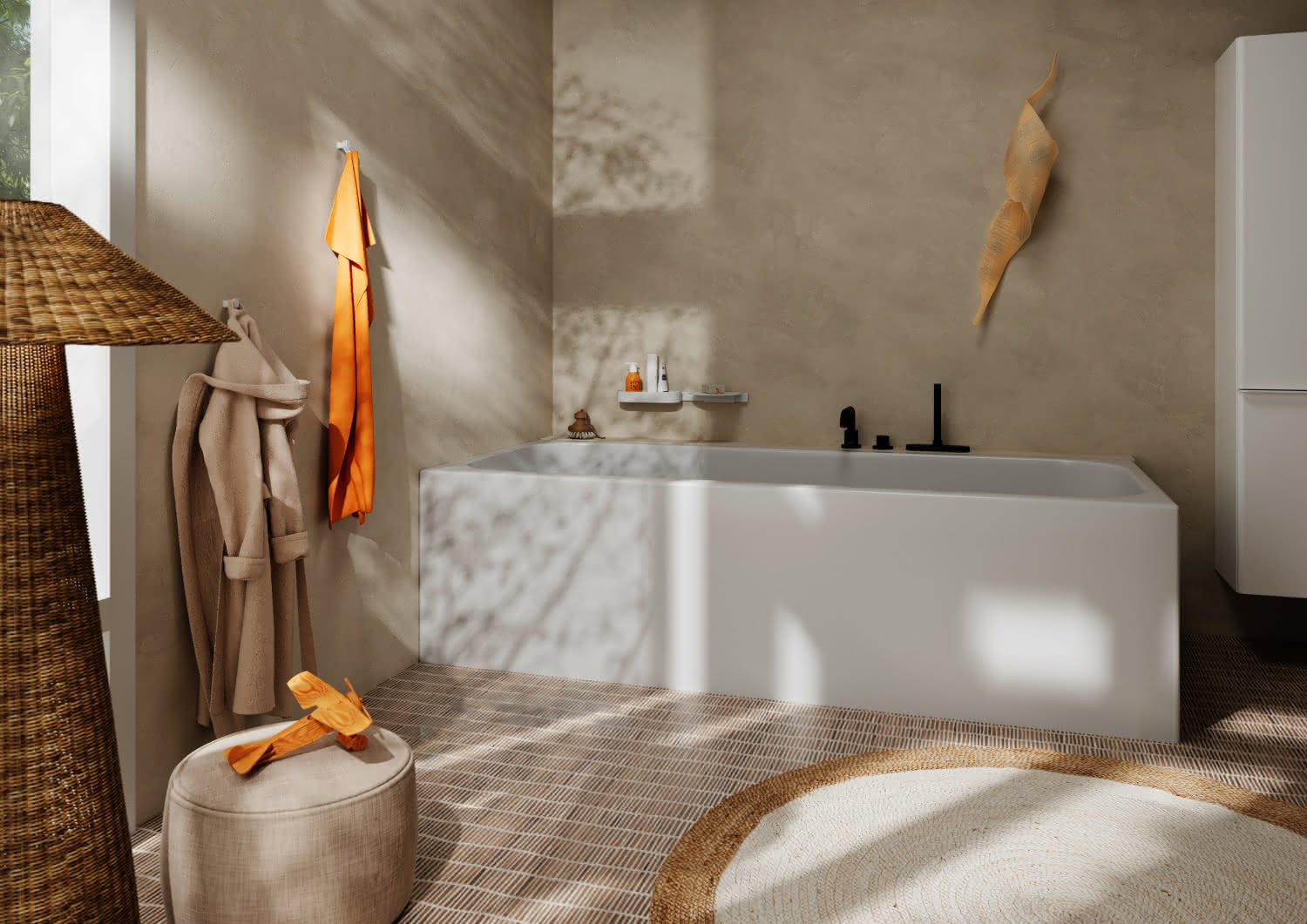 Hansgrohe Wannenmischer Tecturis S bodenstehend MSW
