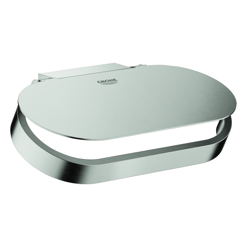 GROHE WC-Papierhalter Selection 41069 mit Deckel supersteel