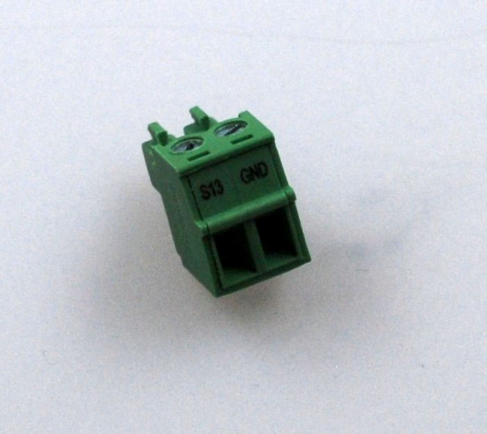Klemme SENSOR INPUTS 2-polig, grün (I/O Mod.Nr 57) Klemme SENSOR INPUTS 2-polig, grün (I/O Mod.Nr 57)