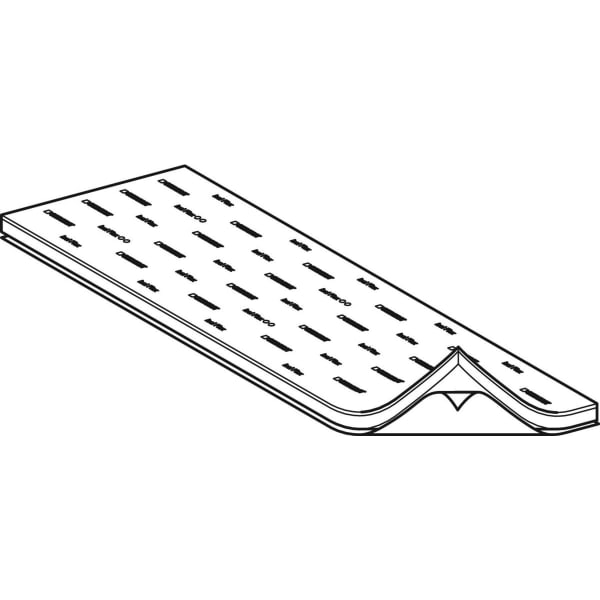 Geberit Rohrzuschnitt Isol Flex d125/135 selbstklebend