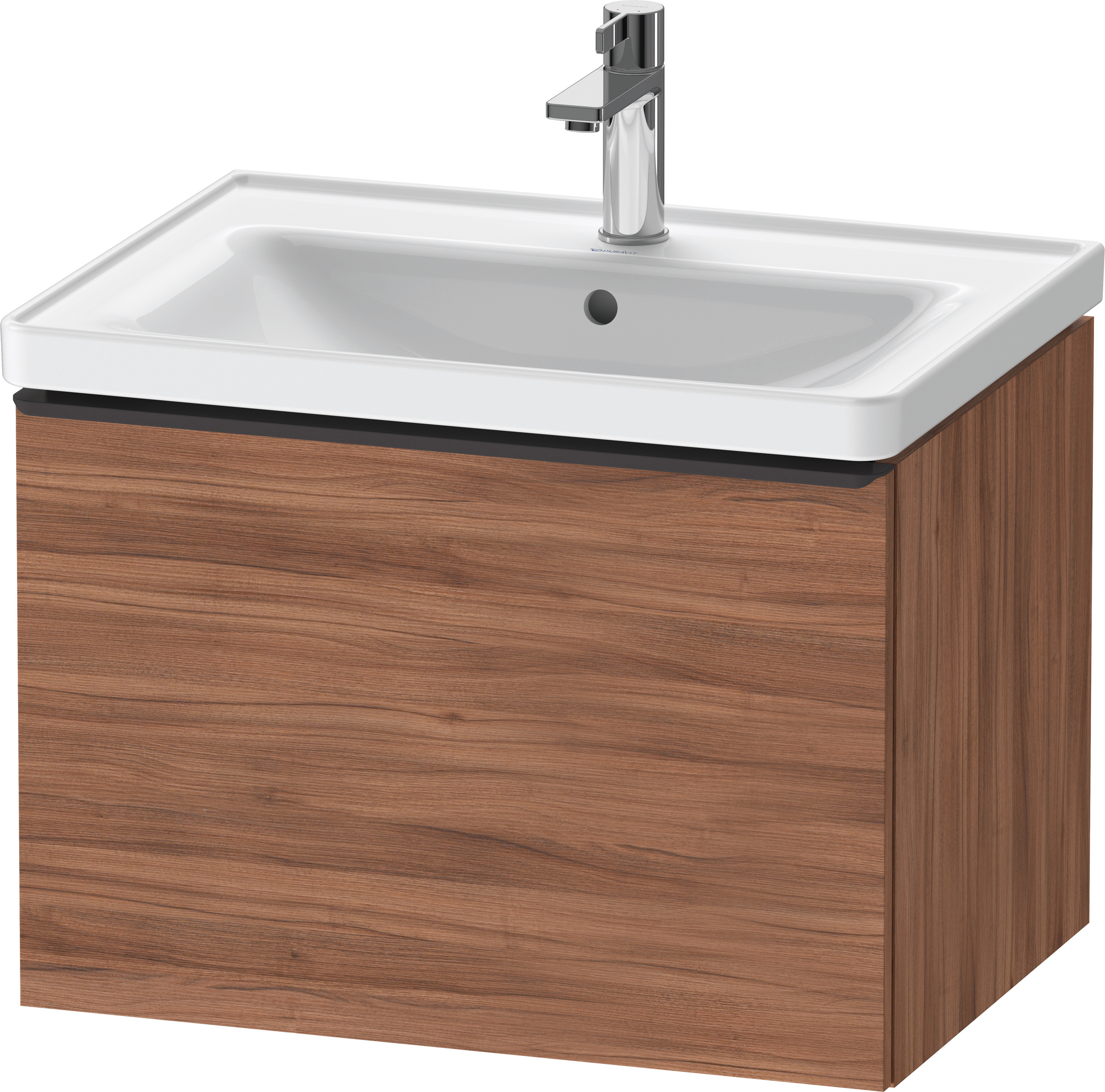Duravit D-Neo WTU,Wdh,Ausz:1,Gr:Diamant Schw. 634x452x440mm,Nussbaum Matt, Dekor