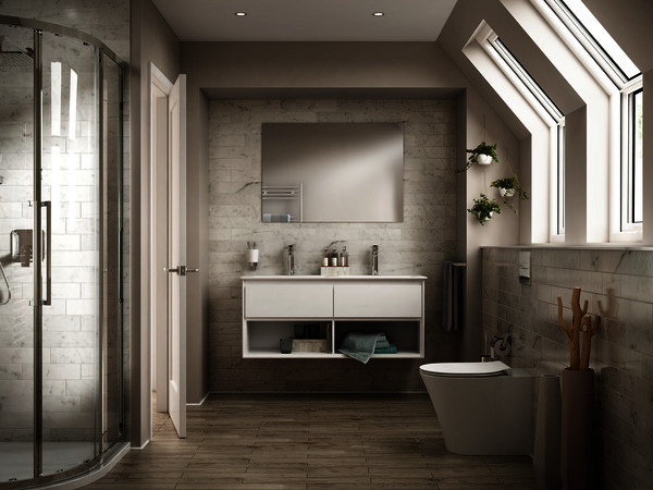 IS Stand-T-WC Connect Air, AquaBlade, Abg.waagr.verd., 360x545x400mm, Weiß IP
