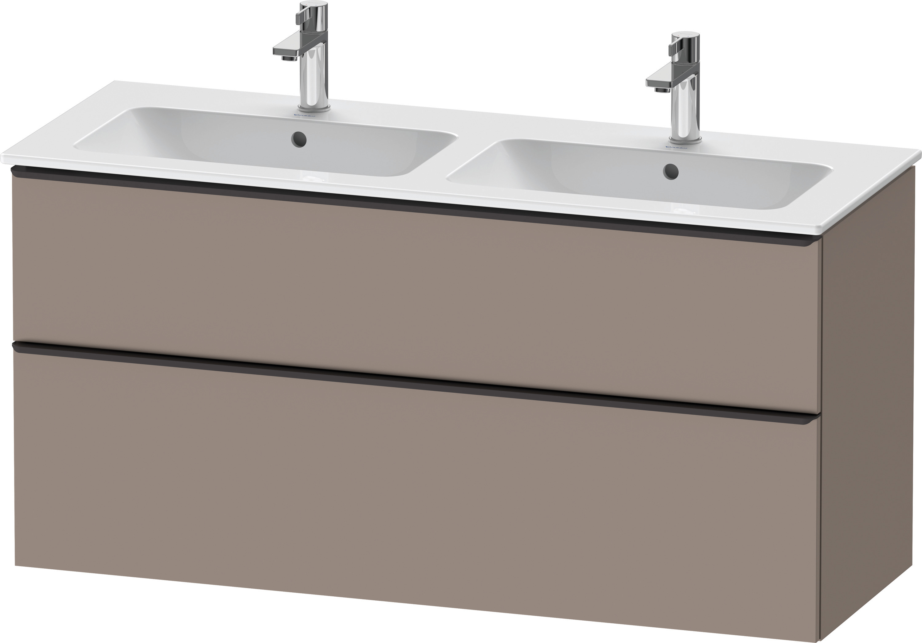 Duravit D-Neo WTU,Ausz:1,Schubk:1,GR:Dia.Schw 1280x462x625mm,Wandh,Basalt Matt,Dekor