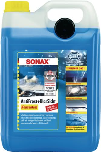 Scheibenreiniger AntiFrost+KlarSicht Konzentrat 5l Kanister SONAX Scheibenreiniger AntiFrost+KlarSicht Konzentrat 5l Kanister SONAX