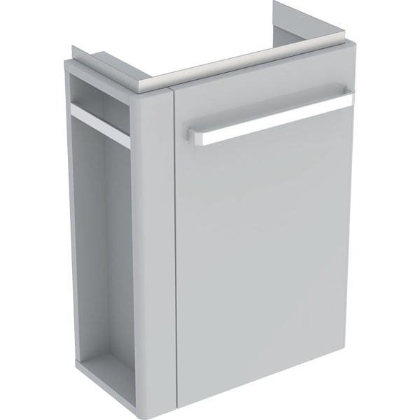 Geberit Renova Compact US 44,8cm für HWB 50cm mit HH li, 44,8x60,4x25,2cm, hellgrau