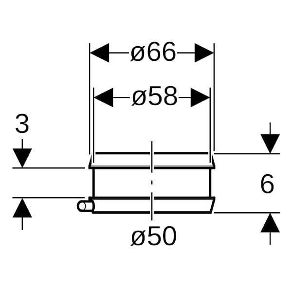 Geberit Elektroschweißband für Fixpunkt PE-HD d50