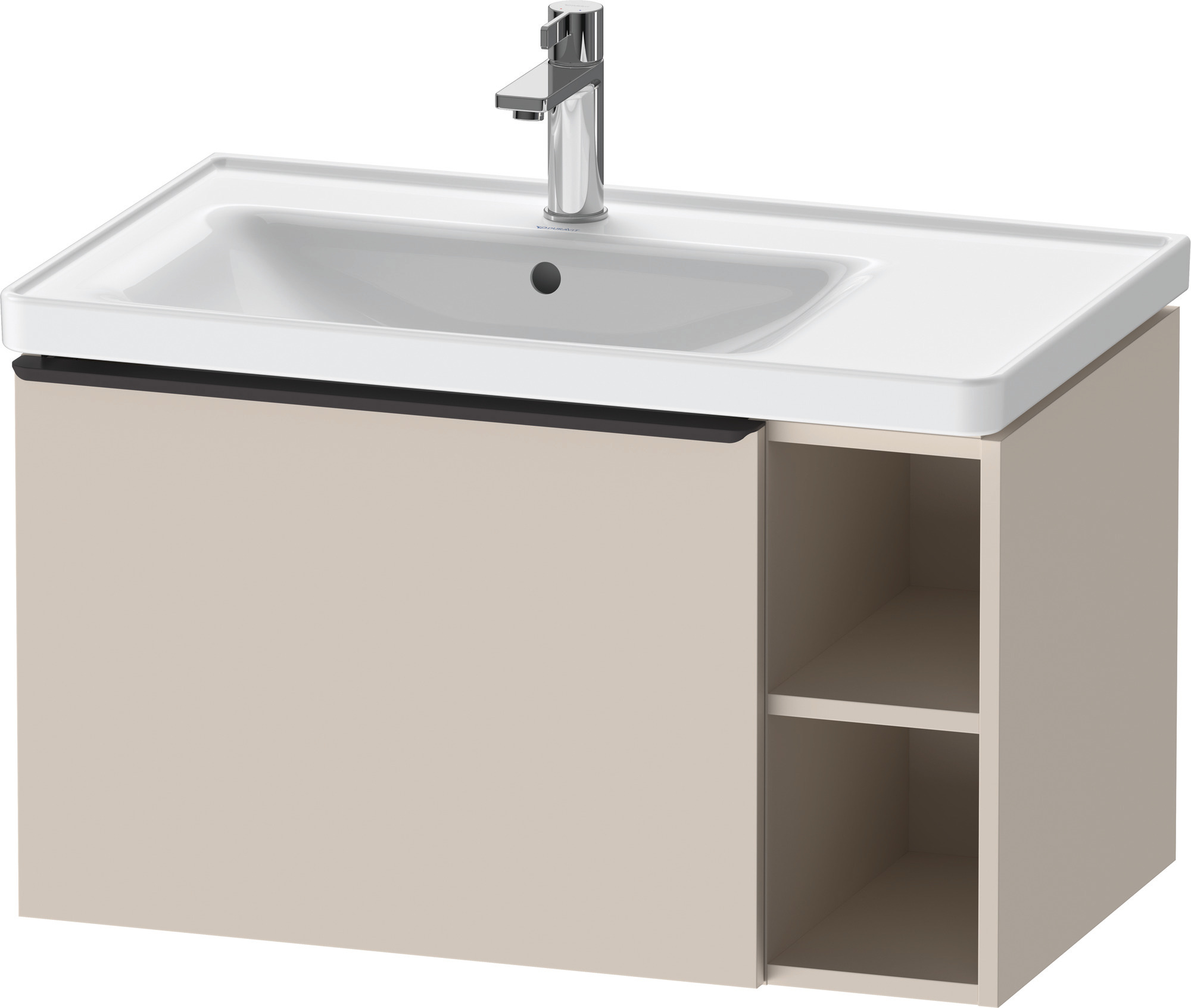Duravit D-Neo WTU,Wdh,AZ:1,Fä.RE:2,Gr:Dia Sch 784x452x440mm,Taupe Matt, Dekor
