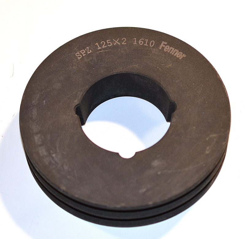 Keilriemenscheibe SPZ,2-rillig 125mm Durchmesser Keilriemenscheibe SPZ,2-rillig 125mm Durchmesser