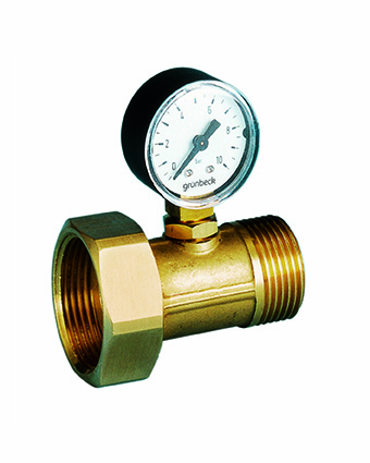 Gruenbeck Manometer zur Betriebsdruckanzeige Anschluss R1