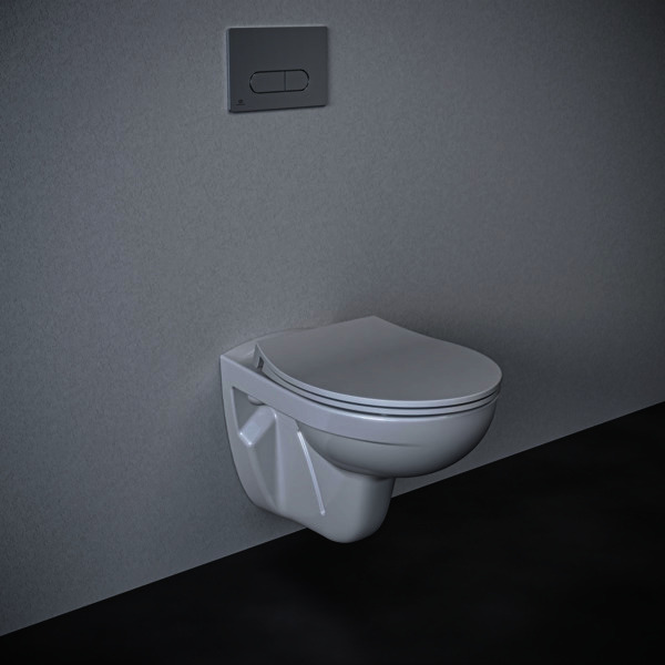 IS Wand-T-WC-Kombipaket Eurovit, randlos,m.Softclosing,355x520x350mm,Weiß