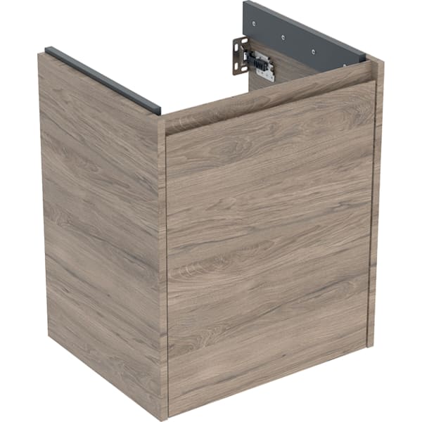 Geberit Renova Plan US für WT, mit 1 Tür 50,4x60,6x40,4cm, Nussbaum hickory