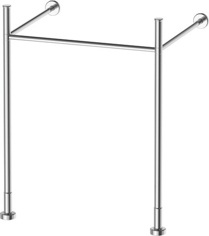 DU Metallkonsole Vero für 045360/45460 235060,höhenverstellbar, Chrom