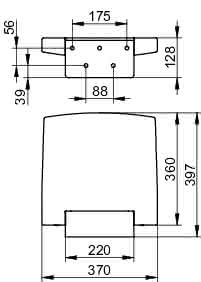 KEUCO Klappsitz Plan 14983, Wandmontage, verchromt/weiß