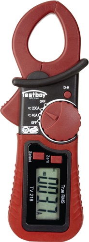 Zangenamperemeter TV 218 10 mA-200 A AC/DC CAT III 300 V TESTBOY Zangenamperemeter TV 218 10 mA-200 A AC/DC CAT III 300 V TESTBOY