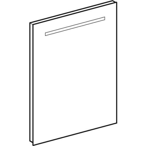 Geberit Renova Compact Lichtspiegel 50x65x3,5cm