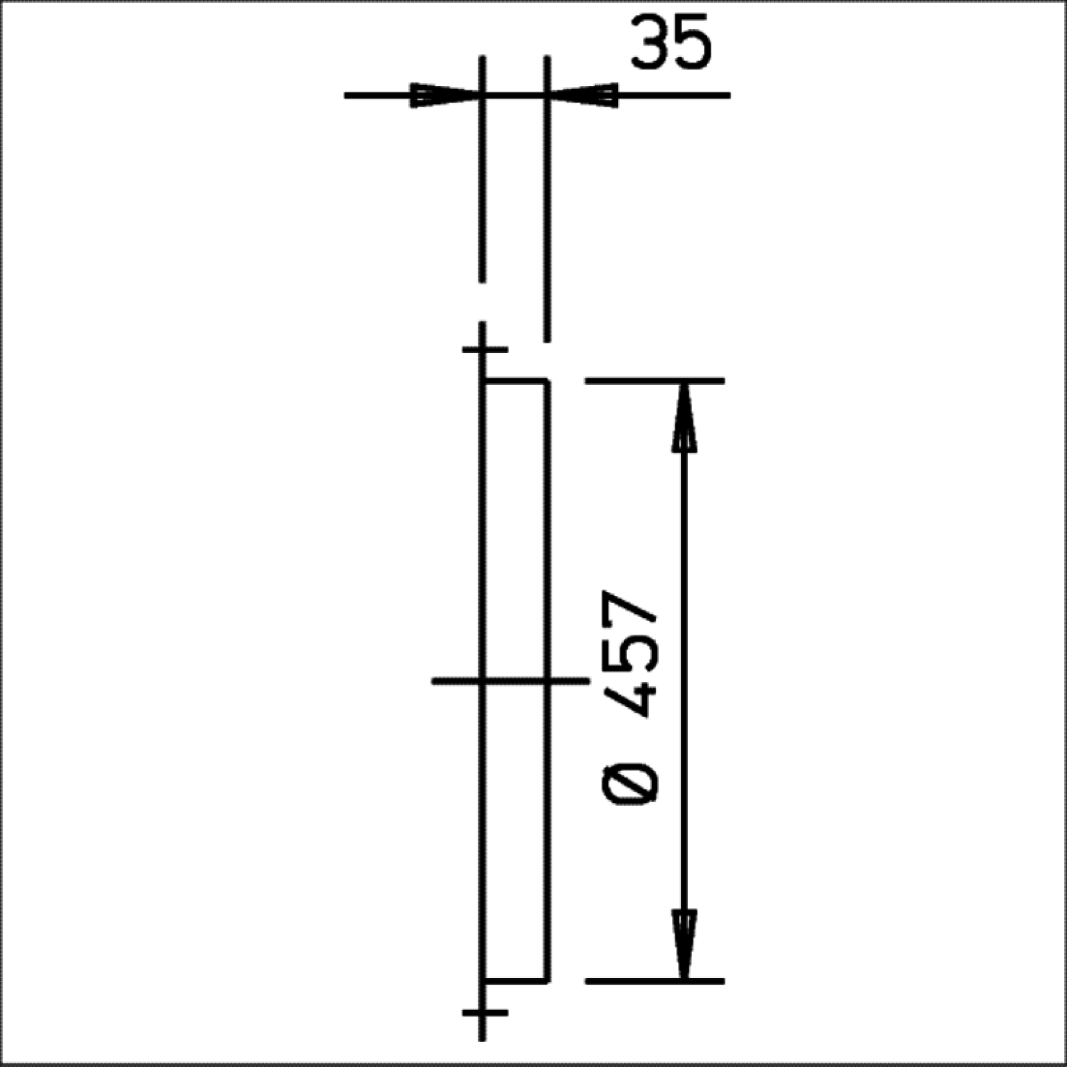 Helios FR 450 Winkel-Flanschring