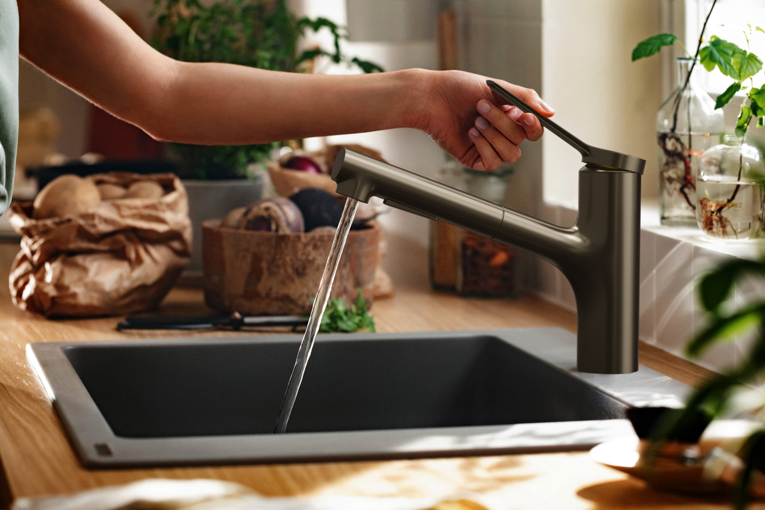 Hansgrohe Spültischmischer 150 Zesis M33 Ausziehbrause 2j sBox lite edelstahl-opt