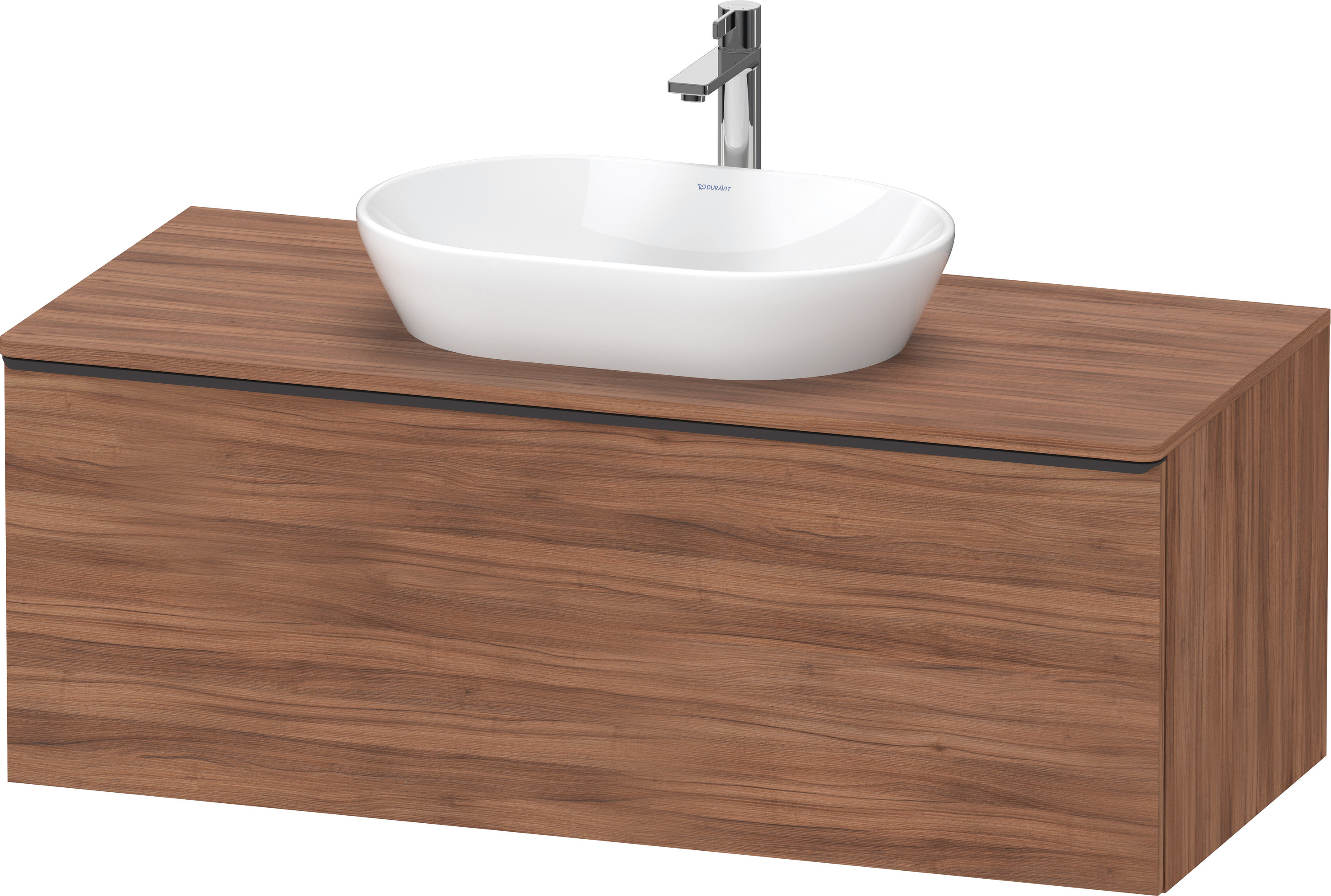 Duravit D-Neo,Kons-WTU,Ausz:1,Gr:Diam.Schwarz 1200x550x459mm,Wdh,Nussbaum Matt,Dekor
